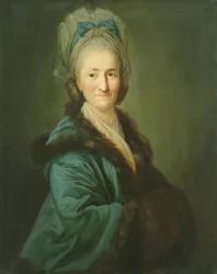 Vanhan naisen muotokuva, 1780